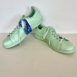 ADIDAS ORIGINALS STAN SMITH TEAL w SNAKE PATTERN SIZE 8